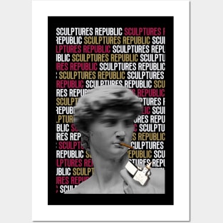 David sculpture pop-art design Posters and Art